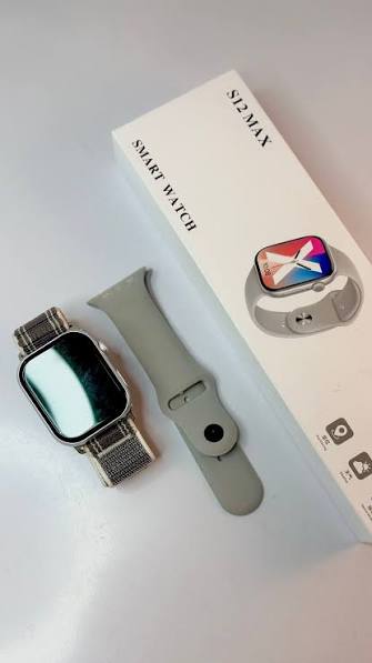 S12 Max Smart Watch with 1.85-Inch Full Touch HD Display, Bluetooth Calling, Smart Notifications, Health Monitoring, Fitness Tracking