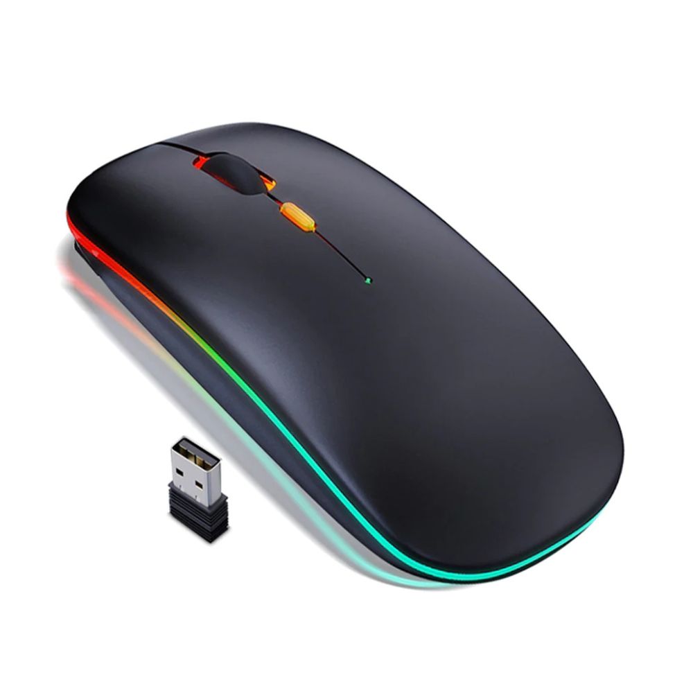 HP Original Wireless RGB Rechargeable Bluetooth Slim Mouse with 480mAh Battery – Black Rs 801