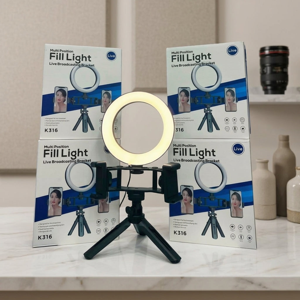 K316 Multi-Position Fill Light Live Broadcasting Bracket