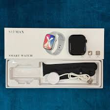 S12 Max Smart Watch with 1.85-Inch Full Touch HD Display, Bluetooth Calling, Smart Notifications, Health Monitoring, Fitness Tracking