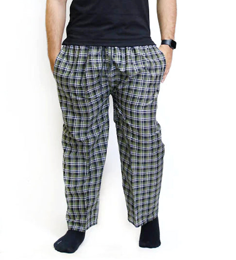 3 - Pack Checkered Pajamas for men & boy