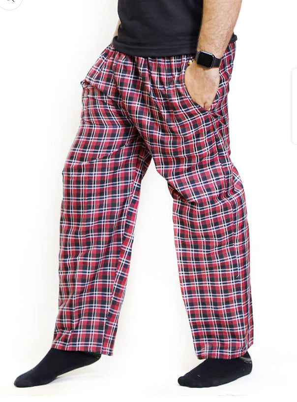3 - Pack Checkered Pajamas for men & boy