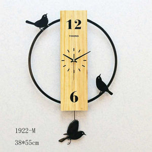1922-M Golden Wall Clock