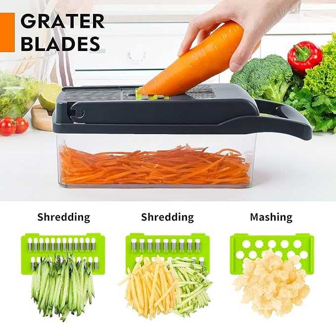 16-in-1 Vegetable Cutter – Multifunctional Chopper & Mandoline Slicer