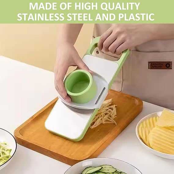 5 in 1 Multifunctional High-Quality Vegetable & Fruit Slicer Effortless Kitchen Gadget Manual Vegetable Slicer Cutter
