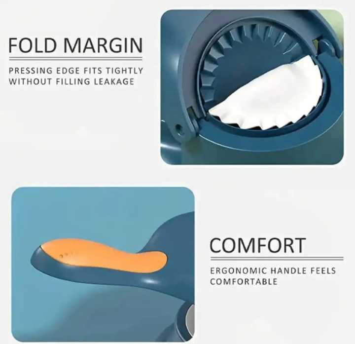 Dumpling Samosa maker, 2-in-1 Manual Dumpling Maker Mould, Manual Press, Kitchen Dumpling Making Tool
